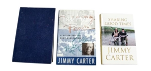 Lot of (3) Jimmy Carter Signed Books